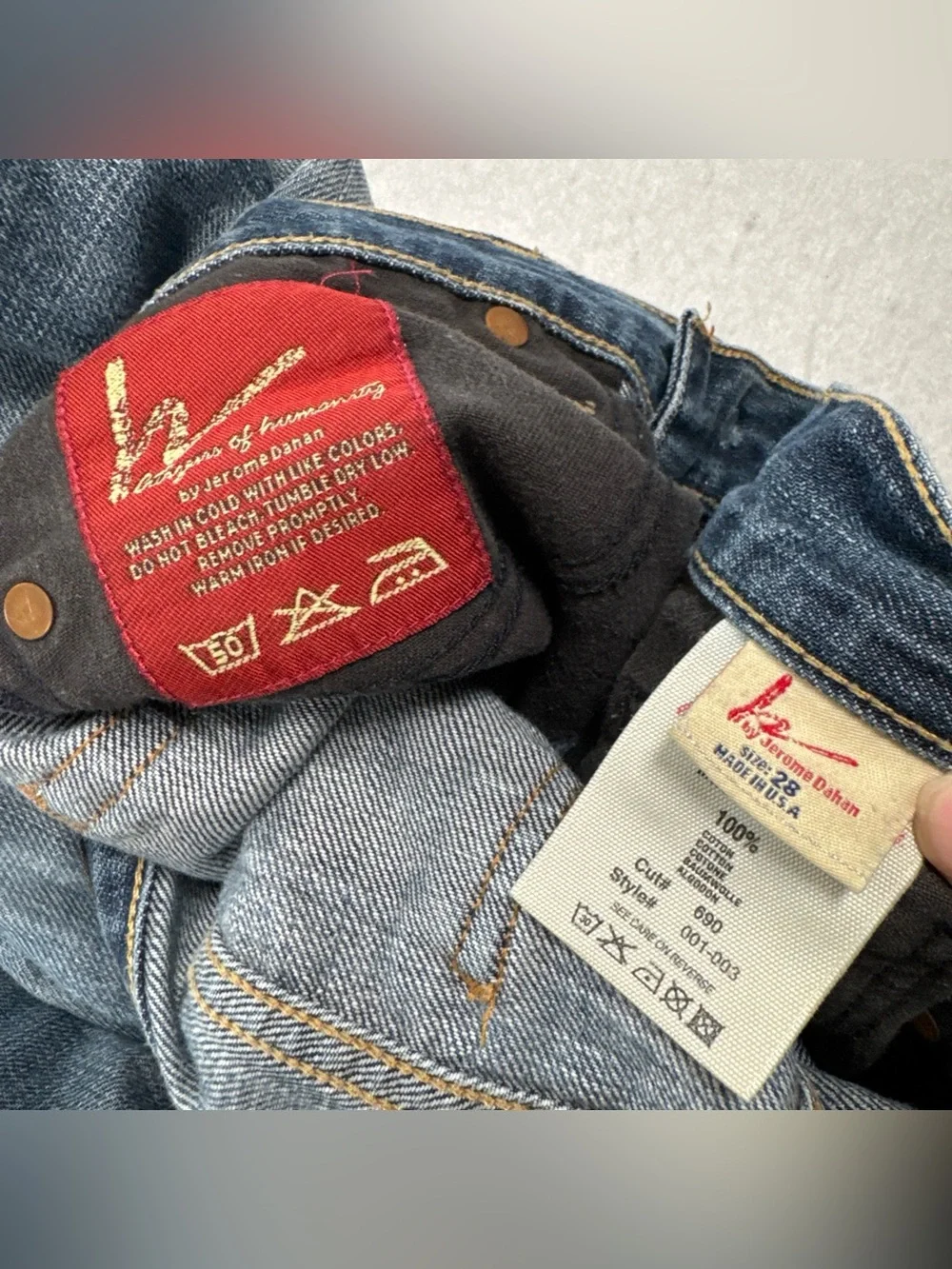 Citizens of Humanity Kelly #001 Jeans Womens 28 Low-waist Bootcut DistressedY2K